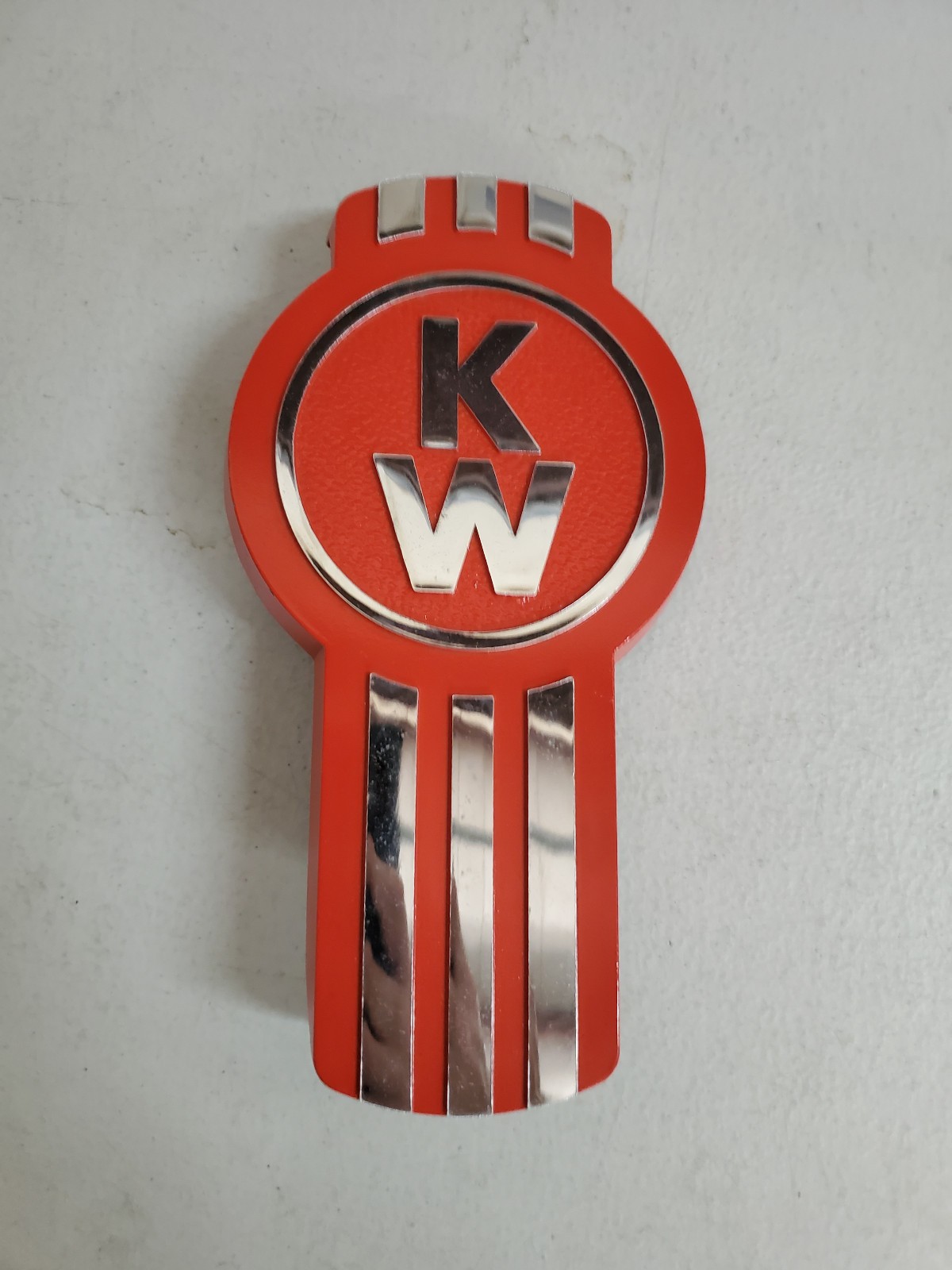 Vintage Kenworth #170-26 Semi Truck Hood Grill Emblem Genuine