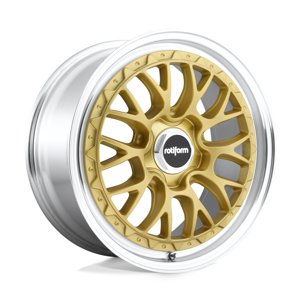 19x10 Rotiform R156 LSR Matte Gold Machined Wheel 5x4.5 (25mm)