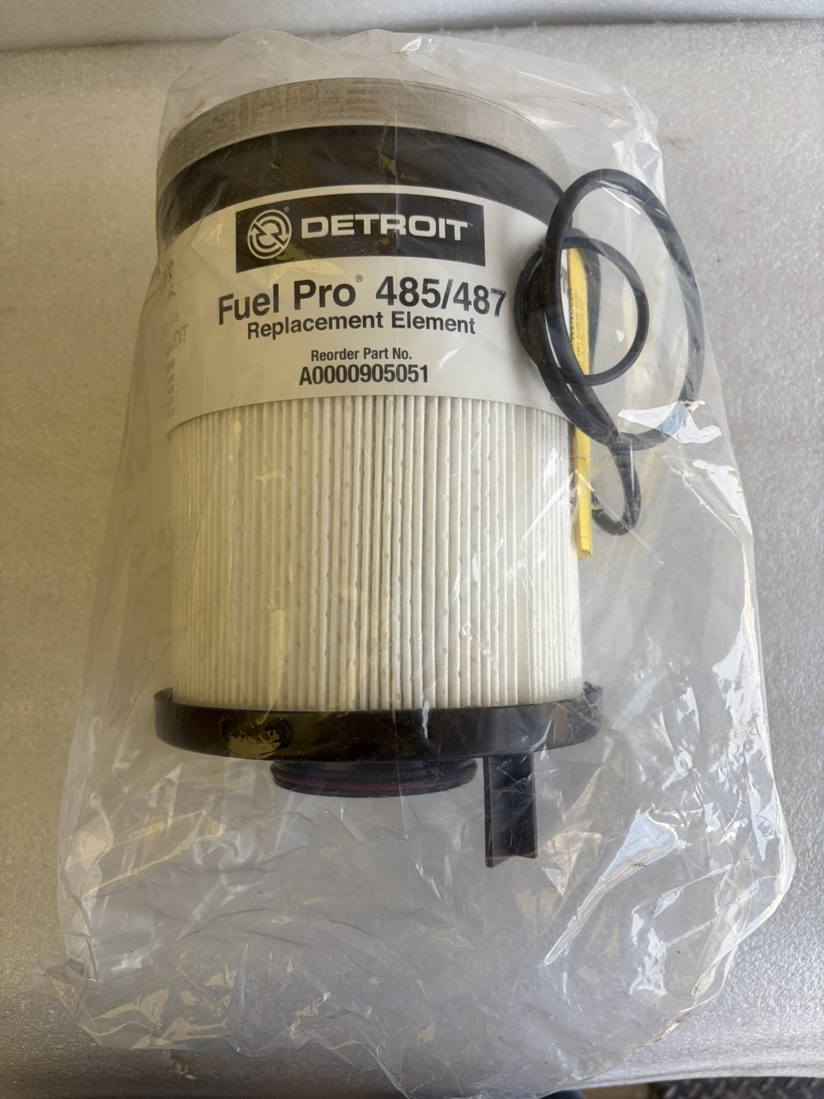 Detroit Fuel Pro 485 487 Filter Element Kit DDEA0001485007 Freightliner DD15