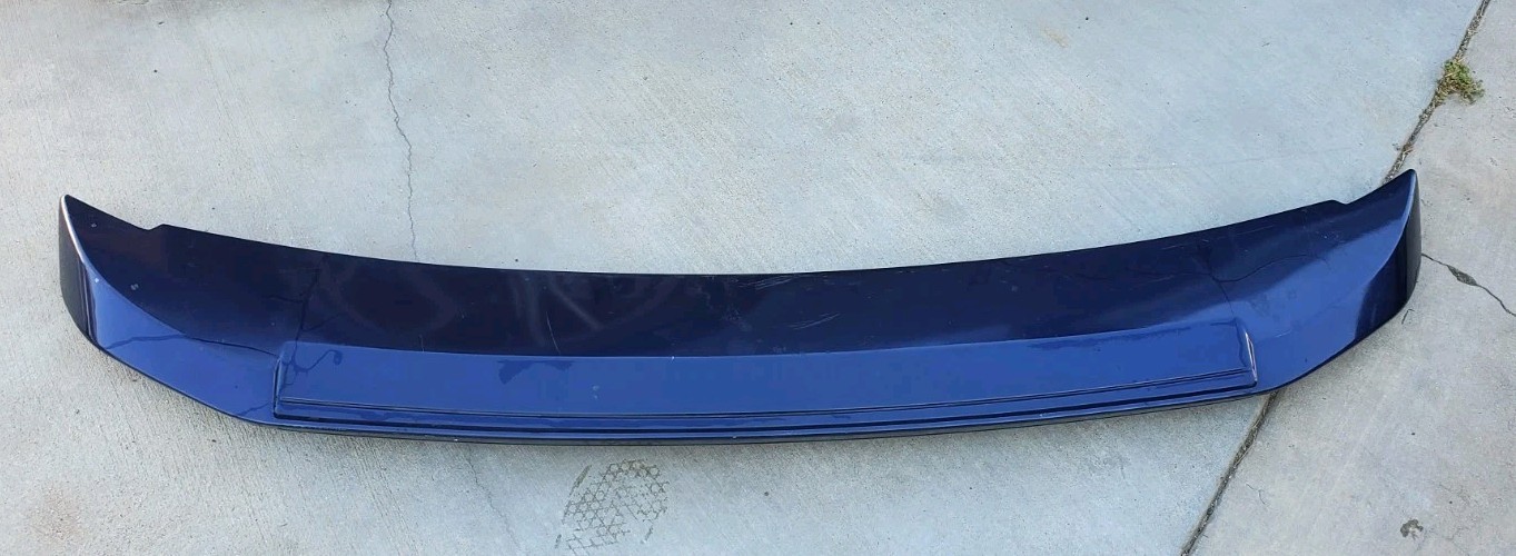 Fits 10-14 Ford Mustang GT500 Style Rear Trunk Spoiler Wing Kona Blue Shelby Fits 10-14 Ford Mustang GT500 Style Rear Trunk Spoiler Wing Kona Blue Shelby