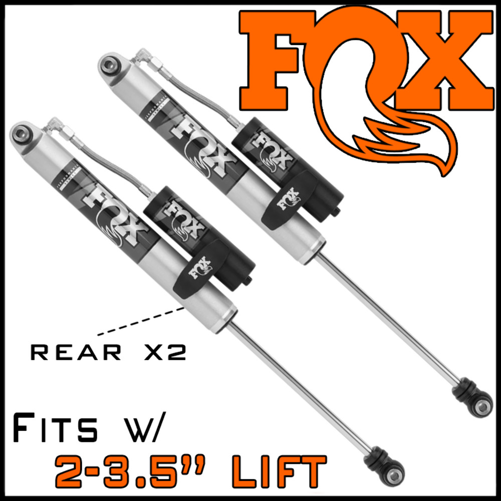 Fox 2.0 Performance Rear Reservoir Shocks fit 2014-26 Ram 3500 SRW w/2-3.5\
