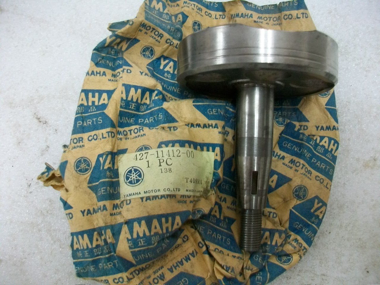 OEM New 1974 1975 1976 Yamaha DT100 MX100 RS100 Left Crank Shaft 427-11412-00