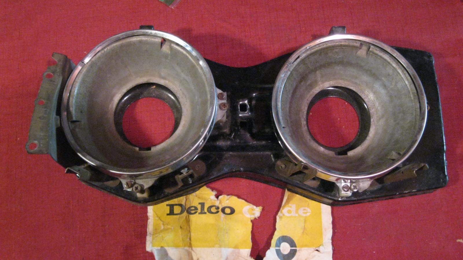 NOS 1965 Chevrolet Impala, Belair, Biscayne left headlight bucket assembly