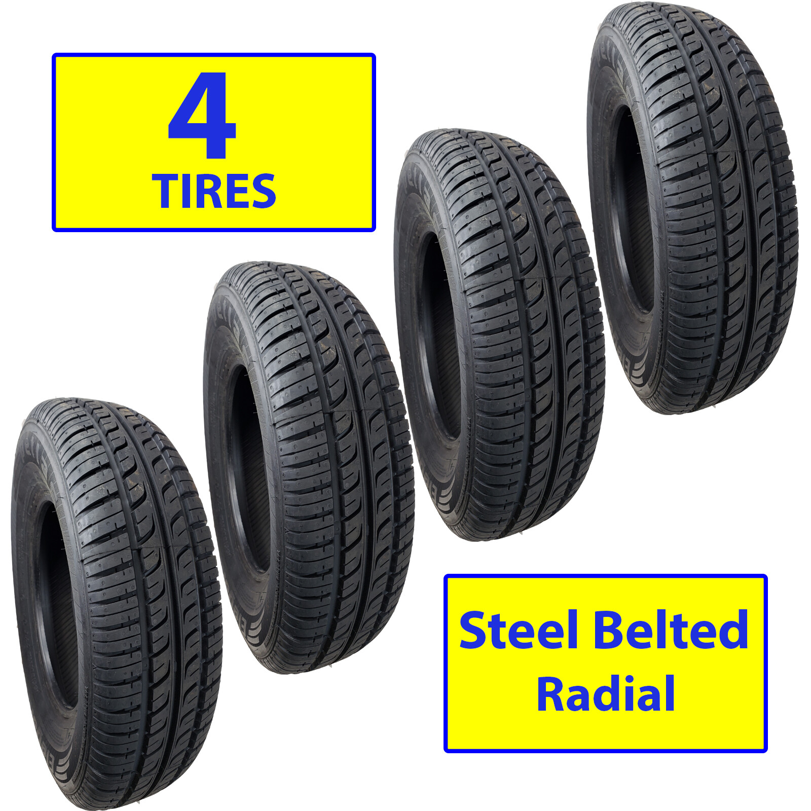 FOUR Mini Truck Tires 155/80-12 Steel Belted Radial OE replacement many brands FOUR Mini Truck Tires 155/80-12 Steel Belted Radial OE replacement many brands