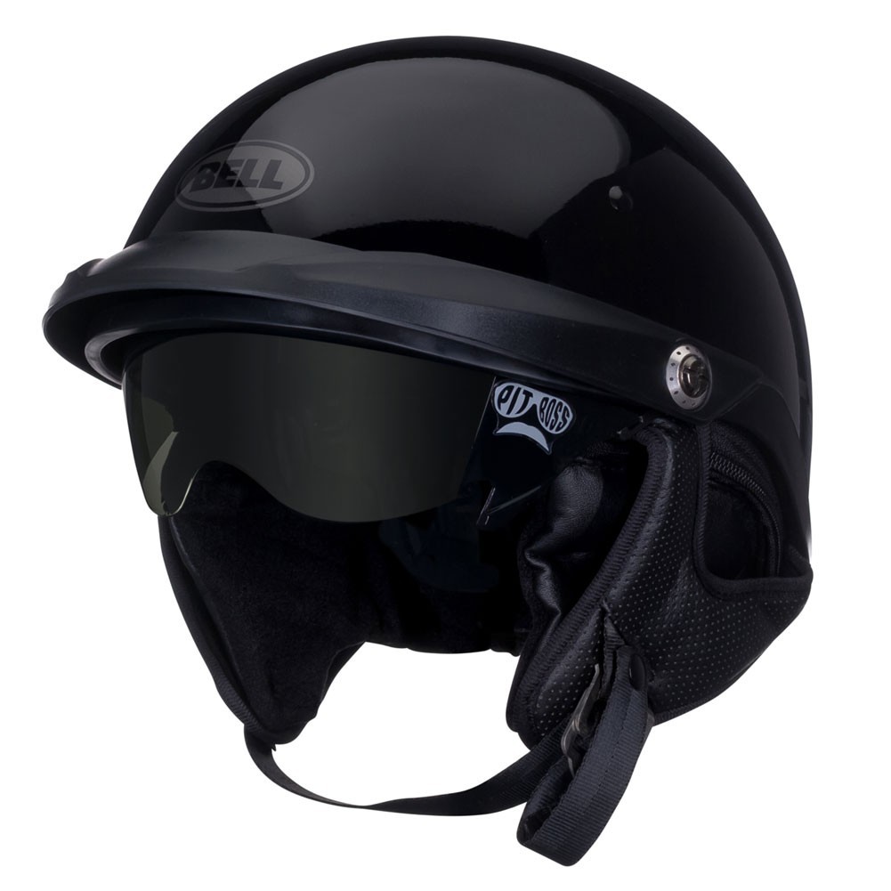 Bell Pit Boss Motorcycle Helmet - Lightweight Low Profile Motorcycle Half Helmet Bell Pit Boss Motorcycle Helmet - Lightweight Low Profile Motorcycle Half Helmet