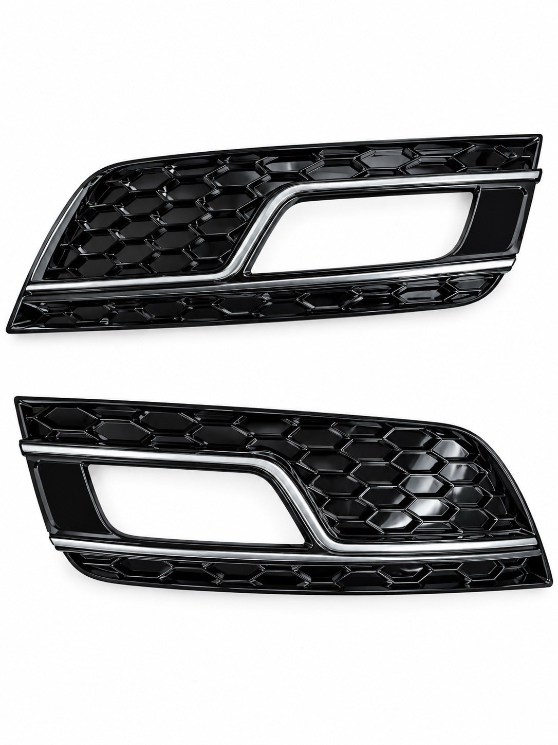 Audi A5 S-Line S5 2013-2017 Front Bumper Light Fog Lamp Grille Cover Pair
