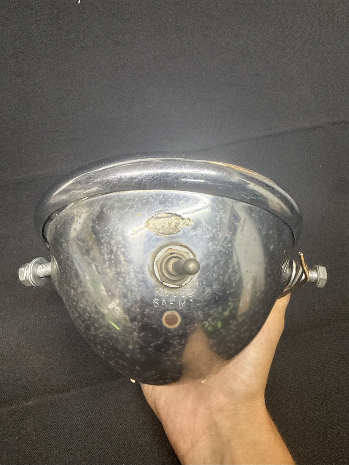 Authentic Vintage Bates Headlight - Disassembled With Parts - #0521
