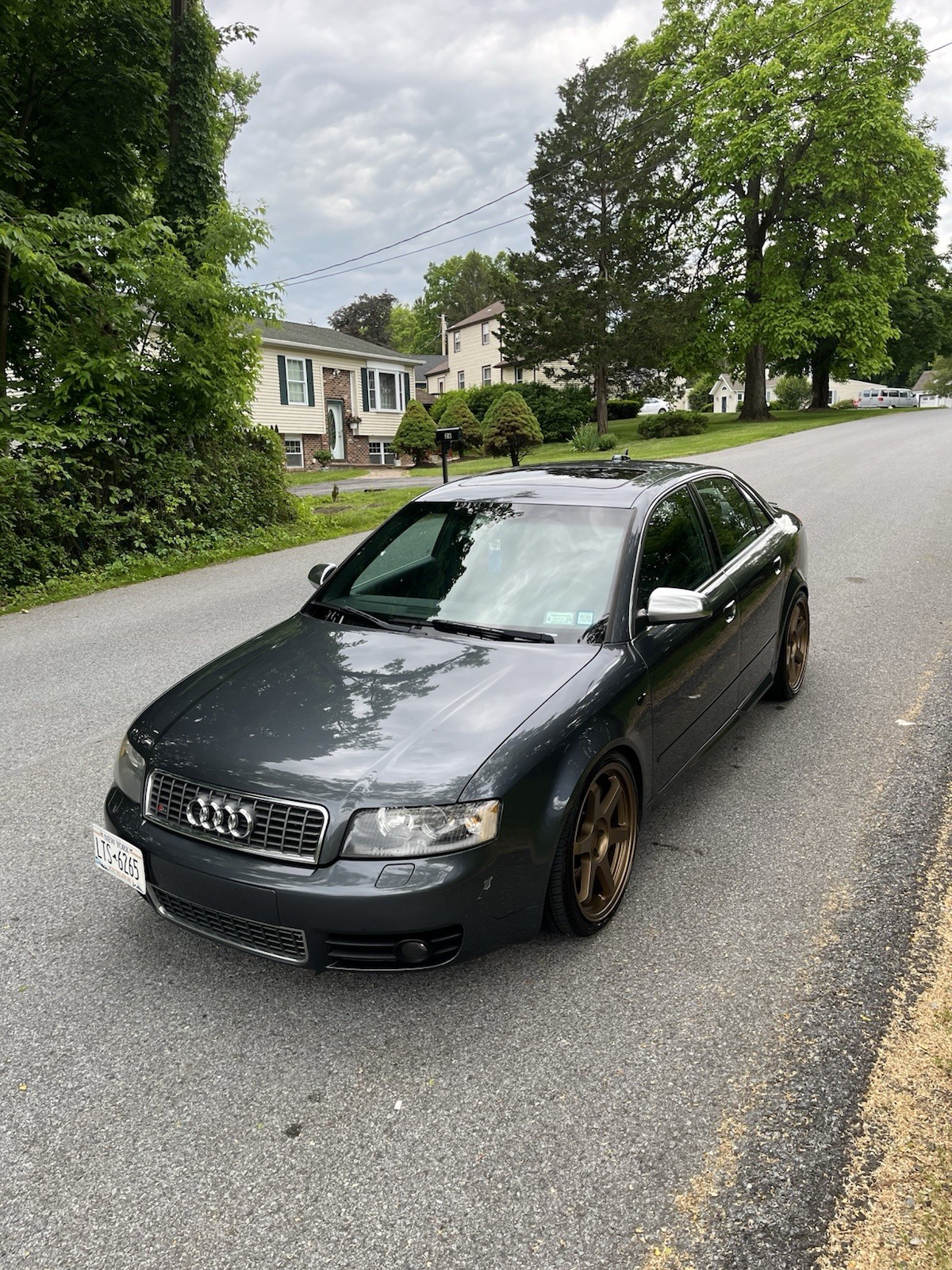2005 Audi S4. Dolphin Grey, 128k miles automatic with paddle shift.