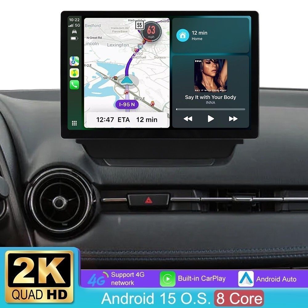13.1\'\' For Mazda 2 Demio 2014-2023 4+64G Car Stereo Android15  Tesla Style Radio
