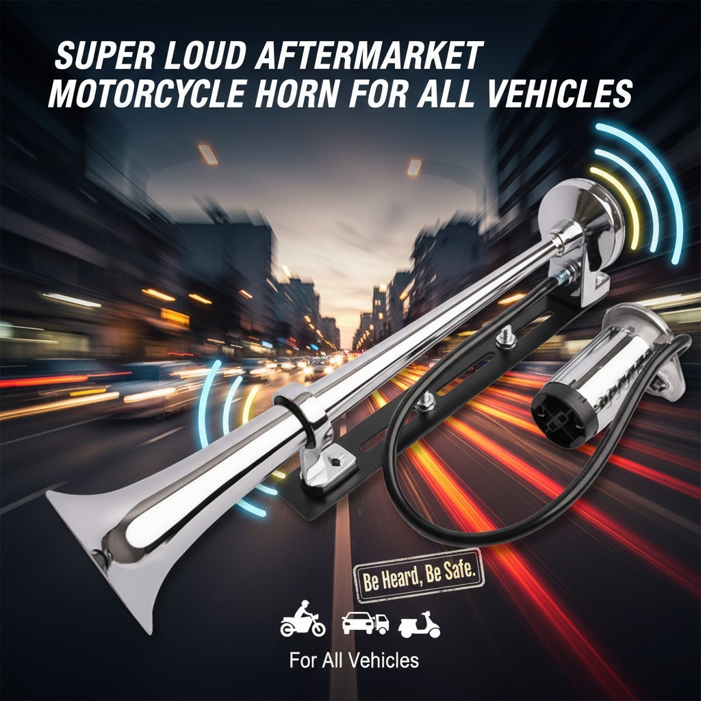 Moto Horn 3.0 Super Loud 🌟All Vehicles Cars & Trucks Chrome Moto Horn 3.0 Super Loud 🌟All Vehicles Cars & Trucks Chrome