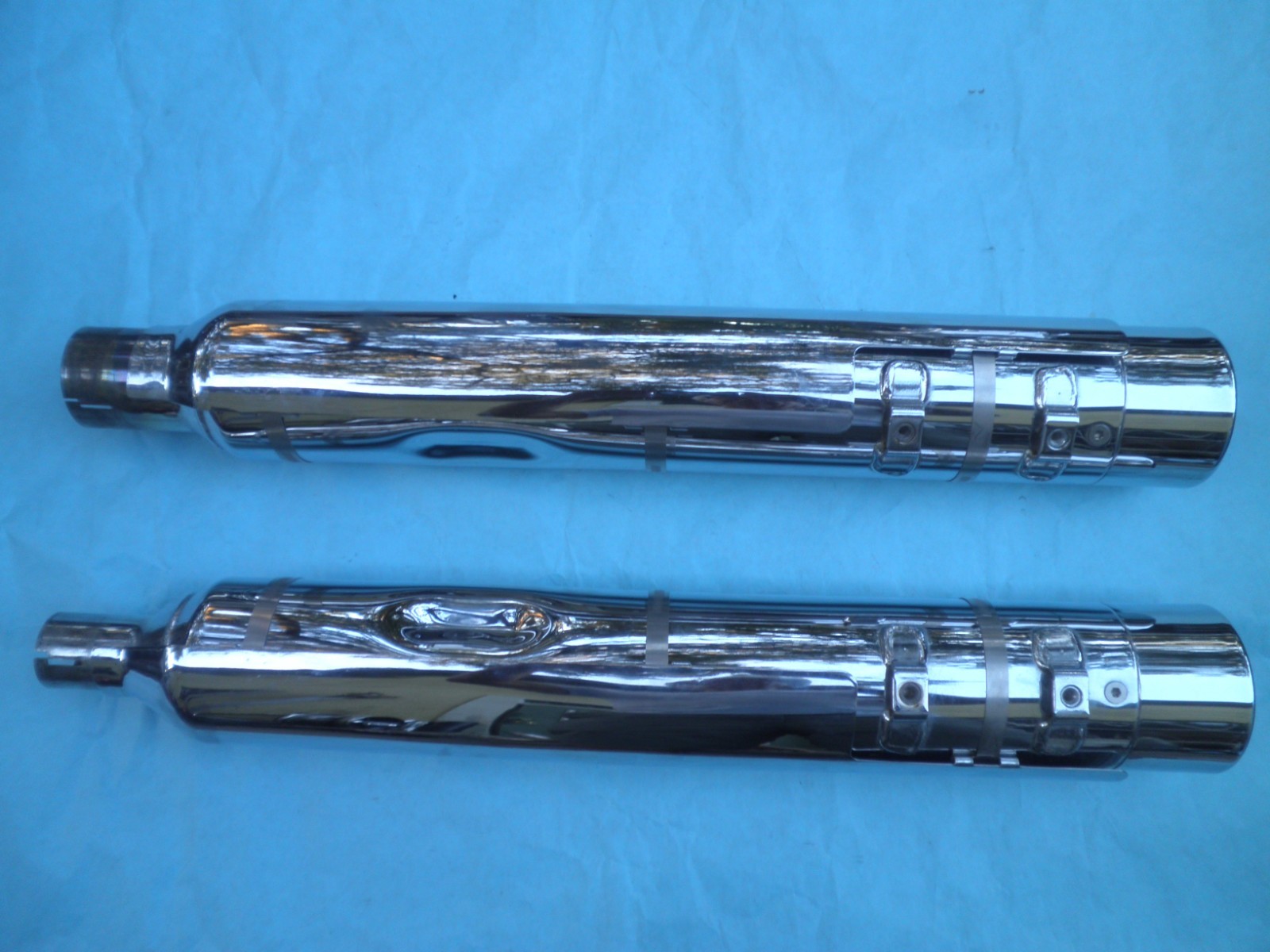 2017-24 HARLEY CVO TOURING ELECTRA STREET GLIDE CHROME / CHROME EXHAUST MUFFLERS