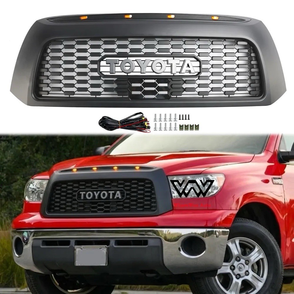 Tundra 2007 2008 2009 Grill With amber Lights And Letters
