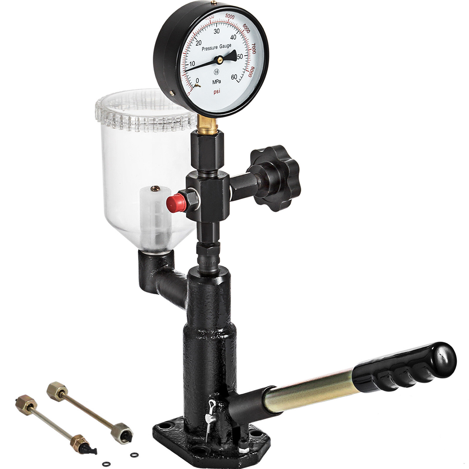 Diesel Injector Nozzle Pressure Tester Tool 0-600Bar(0-8000PSI) 60Mpa Pressure Diesel Injector Nozzle Pressure Tester Tool 0-600Bar(0-8000PSI) 60Mpa Pressure