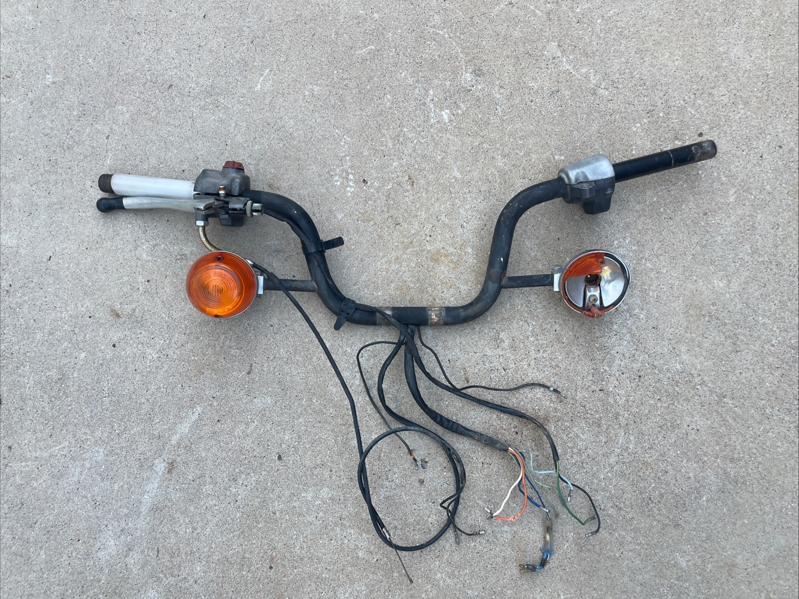 1978 Honda CT90 CT 90 Trail Handlebars Controls Throttle Wiring Original 