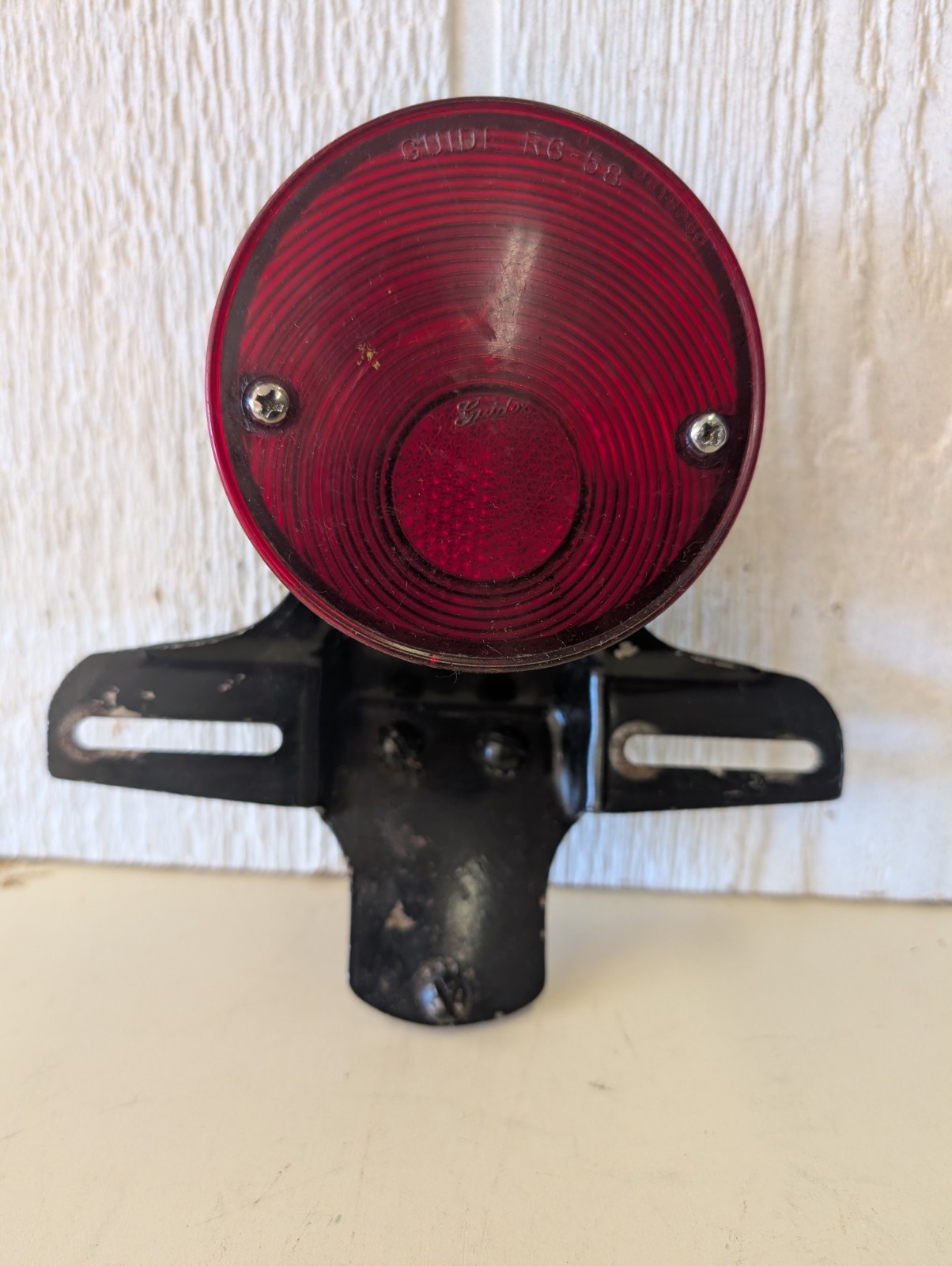 Used Original Harley Guide Lens & Bucket & Mounting Bracket 1957 up 