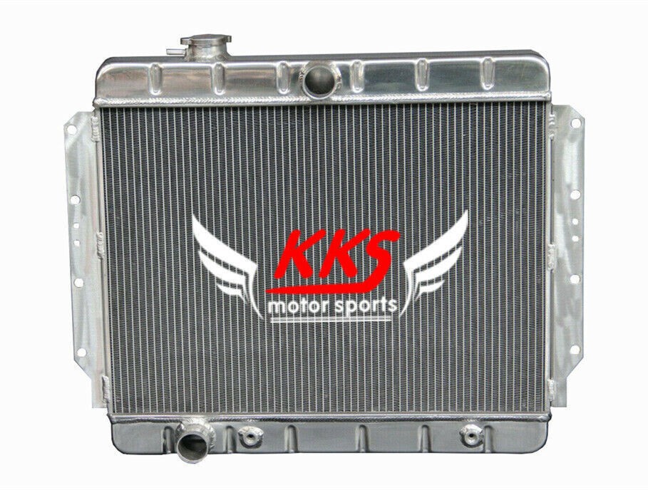 Polished KKS 3 Rows All Aluminum Radiator Fit 1959 1960 Cadillac DeVille 6.4L V8