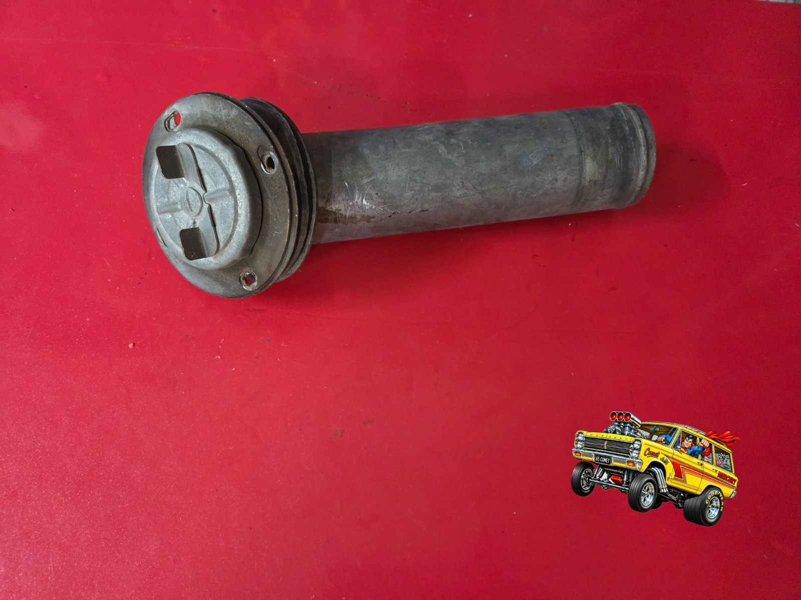 1964 1965 Mercury Comet wagon gas petro fuel filler neck #33