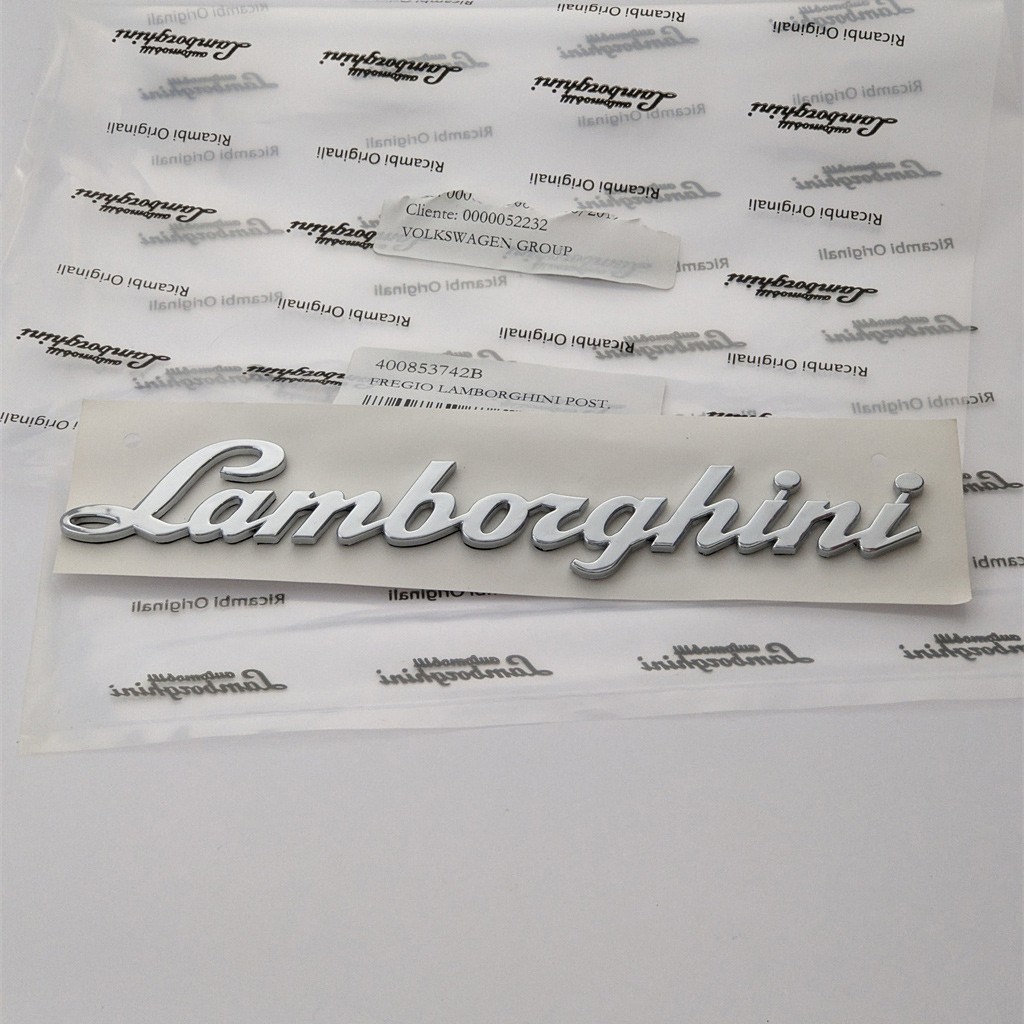 Rear Script Emblem Badge Compatible with Lamborghini Huracan Gallardo 400853742B