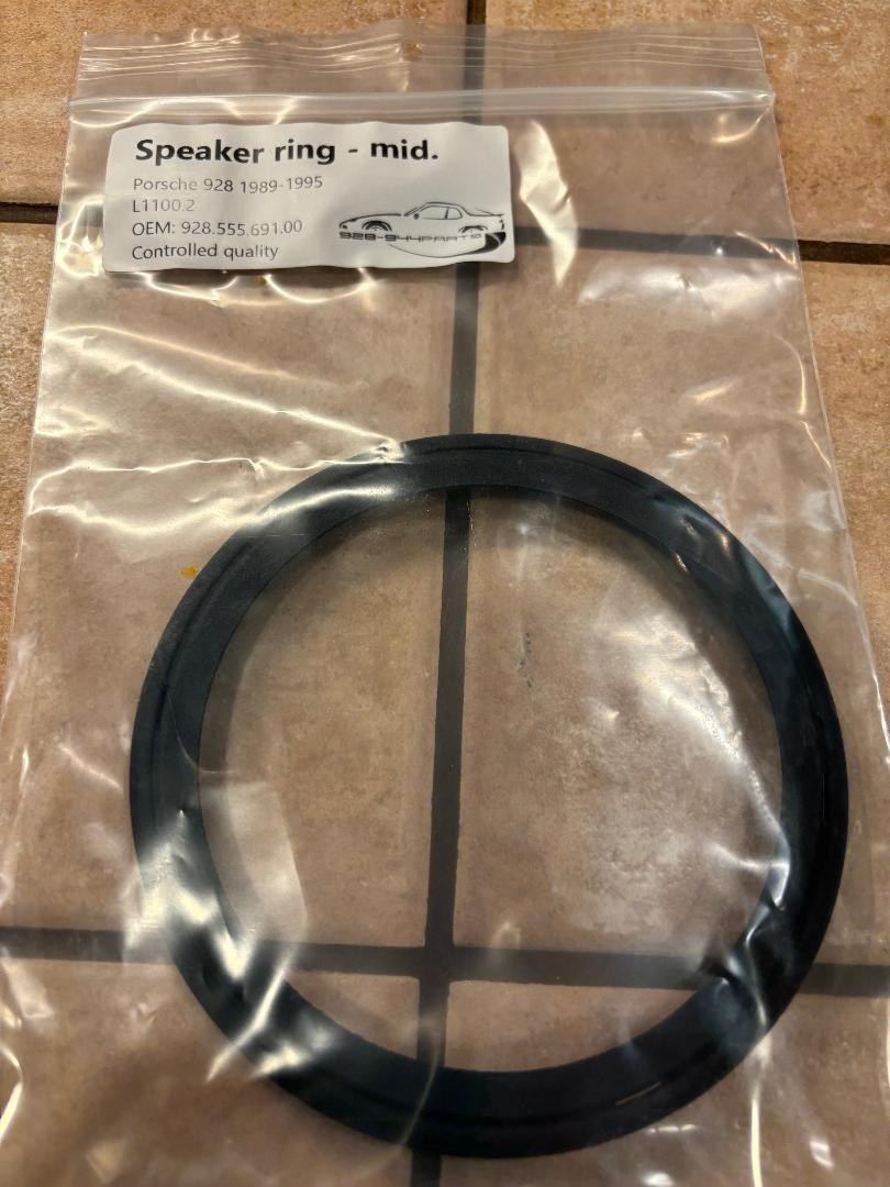Speaker ring for 1989 porsche 928s4 Speaker ring for 1989 porsche 928s4