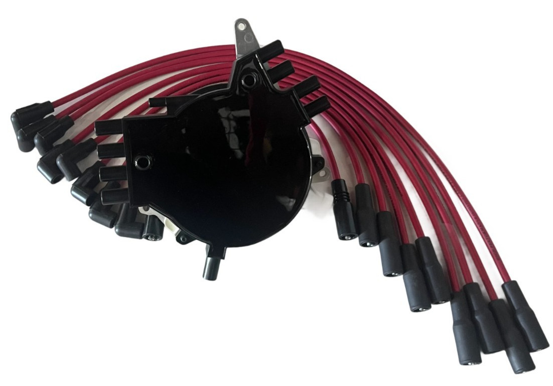 Distributor For Optispark Chevy Camaro Caprice Corvette Firebird LT1 + Wire Set