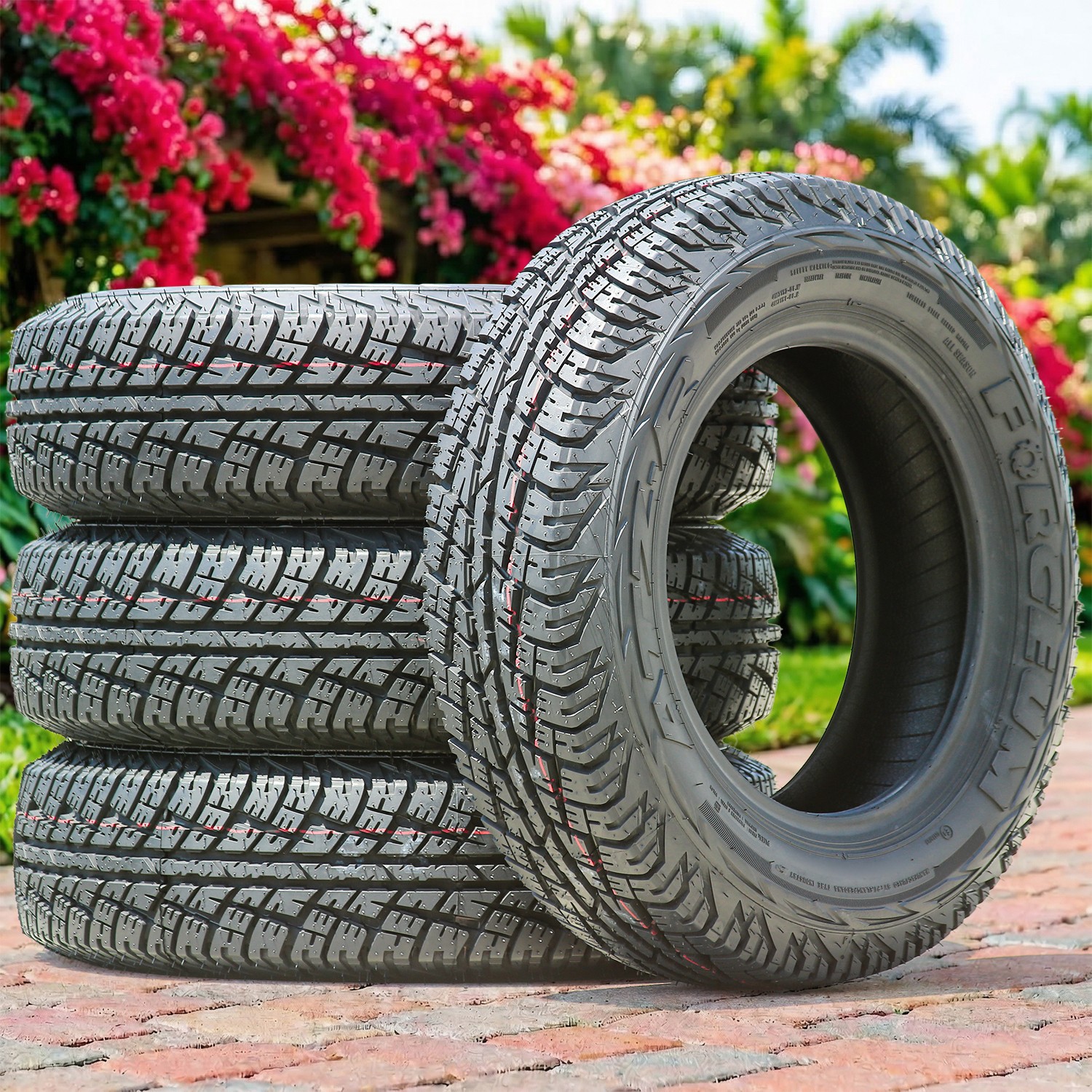 4 Forceum ATZ-R 185/70R14 88S All Terrain Tires UTQG 600AA