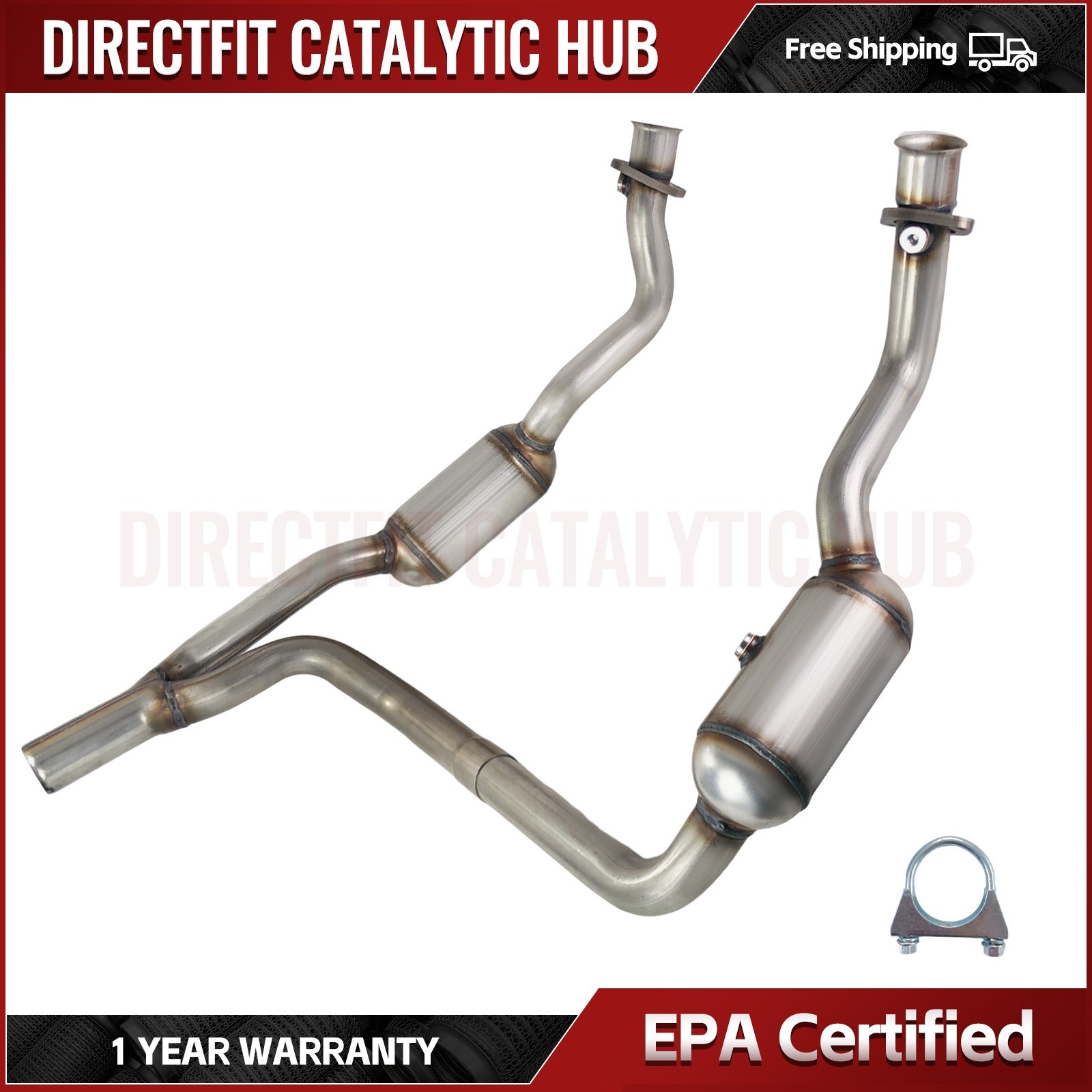 For 2010 2011 Jeep Wrangler 3.8L Catalytic Converter complete set EPA