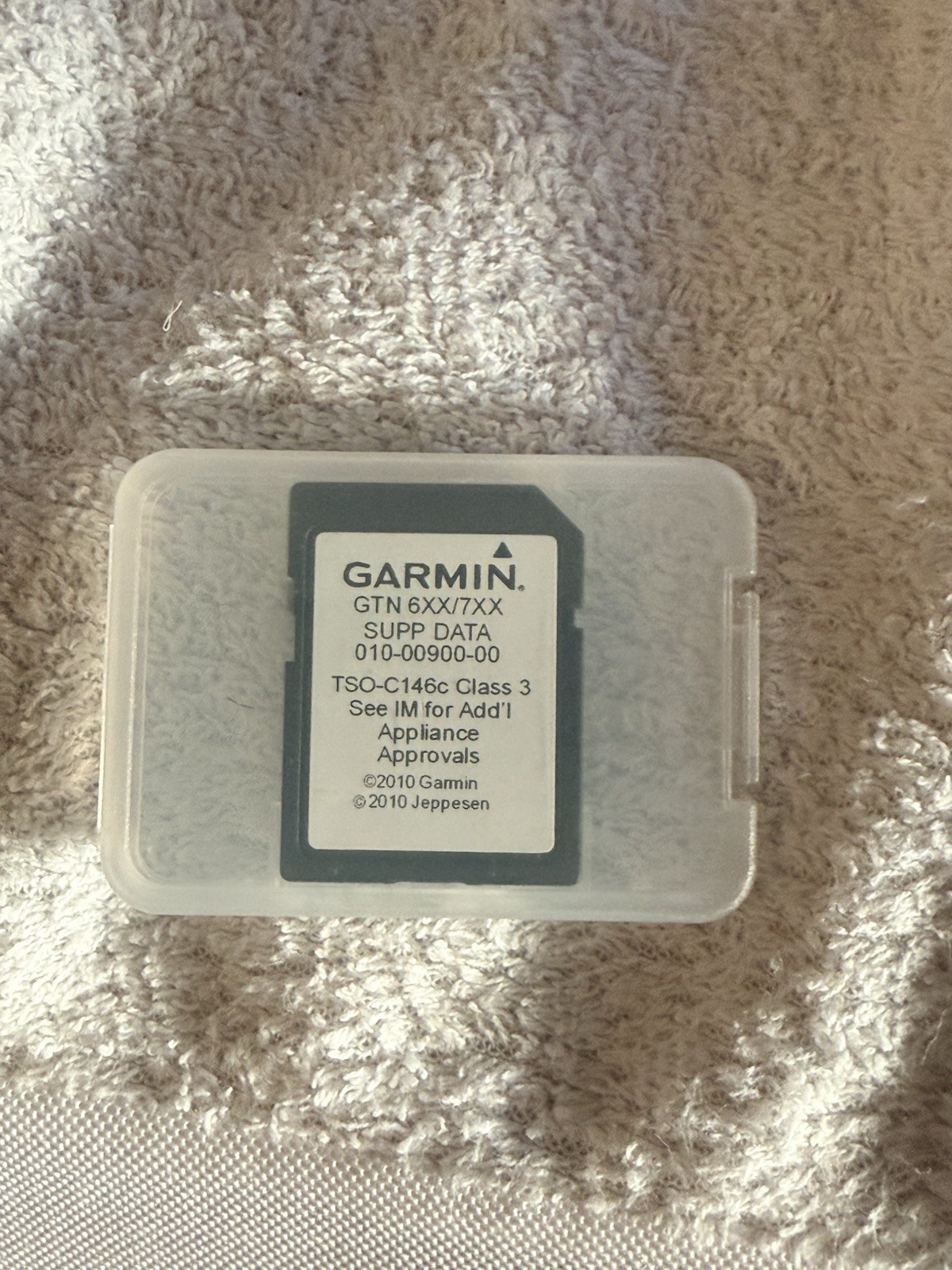 Garmin GTN 6XX/7XX Supplemental Data SD Card 010-00900-00 GTN 650 750 Aviation