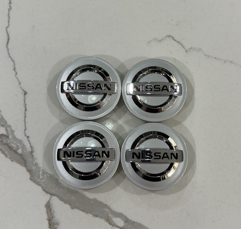 4X OEM Nissan Altima Maxima Murano Silver Wheel Center Hub Caps 40342AU510 54MM