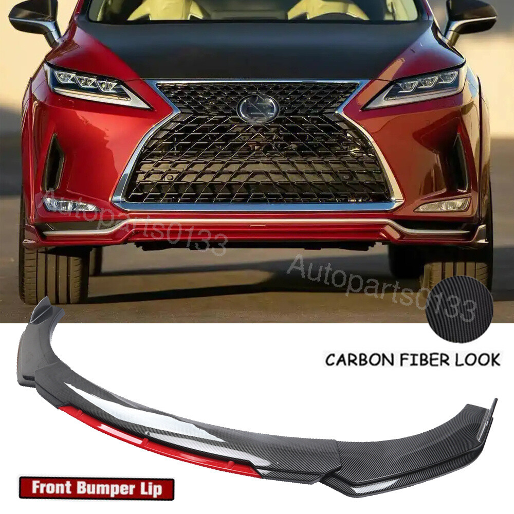For Lexus RS300 IS350 Front Bumper Lip Splitter Spoiler Body Kit Carbon Style