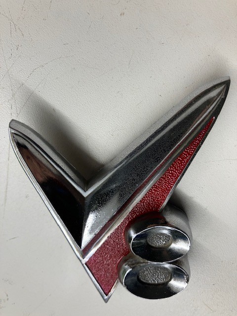 1955-56 GMC fender emblem oem
