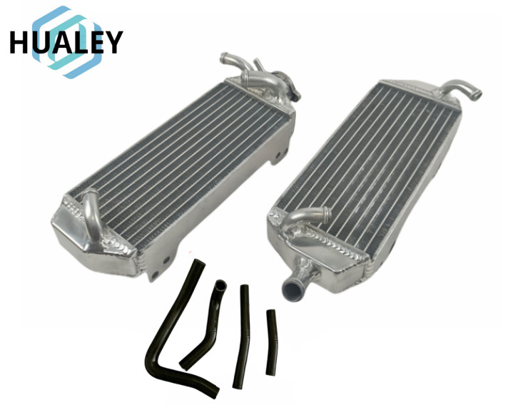 Aluminum Radiator + Black Hose For 1996 1997 1998 1999 2000 Suzuki RM250 RM 250