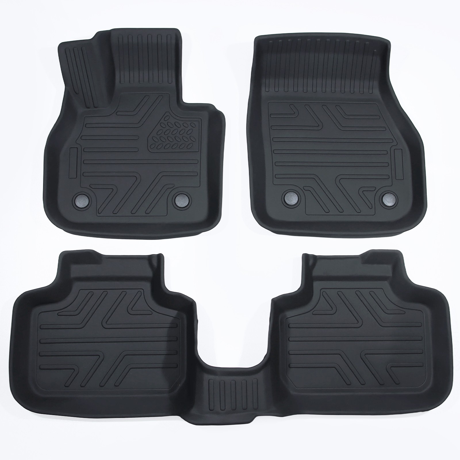 3PCS Car Floor Mats Liner for 2017-2024 MINI Cooper Countryman TPE Rubber