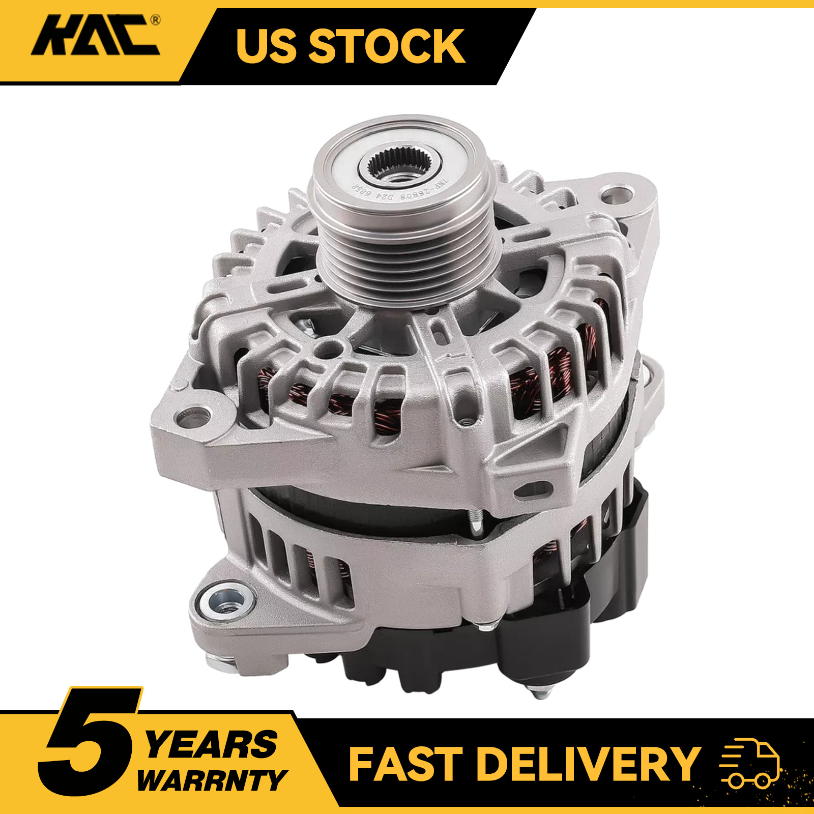 11710N Alternator For 2015 Kia Optima L4 2.4L 2014 Hyundai Sonata 2.4L 150A
