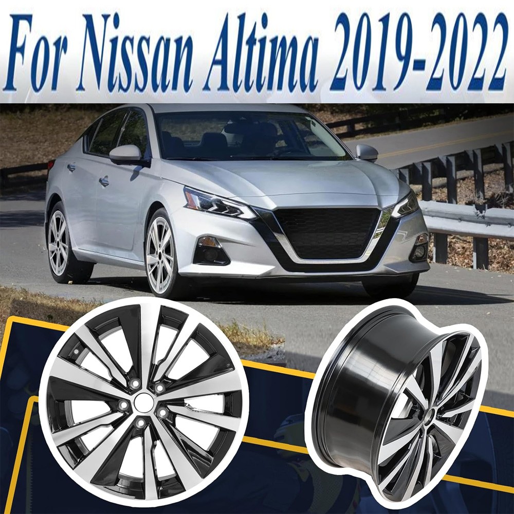 Single 19 x 8 Inch Premium Aluminum Alloy Wheel Rims For 19-21 22 Nissan Altima