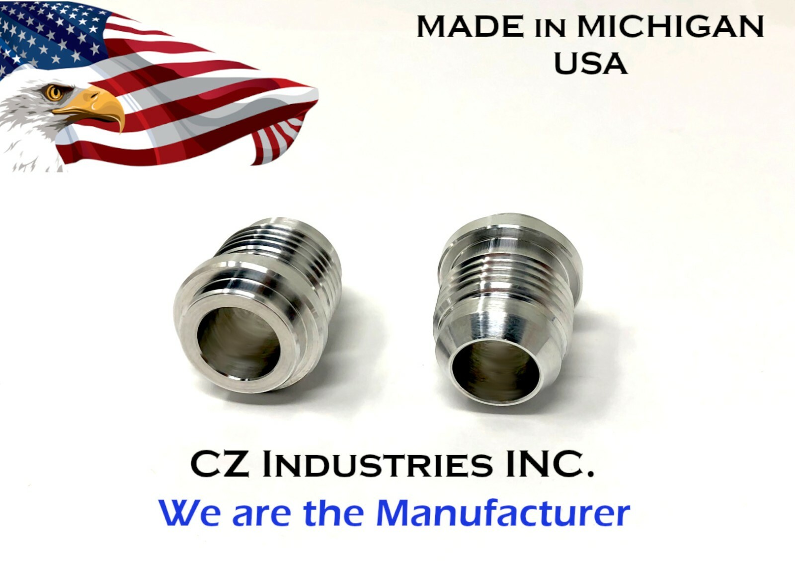 AN10, 10 AN, 10AN QTY:50 MALE BILLET 6061T6 ALUMINUM WELD ON FITTING BUNG