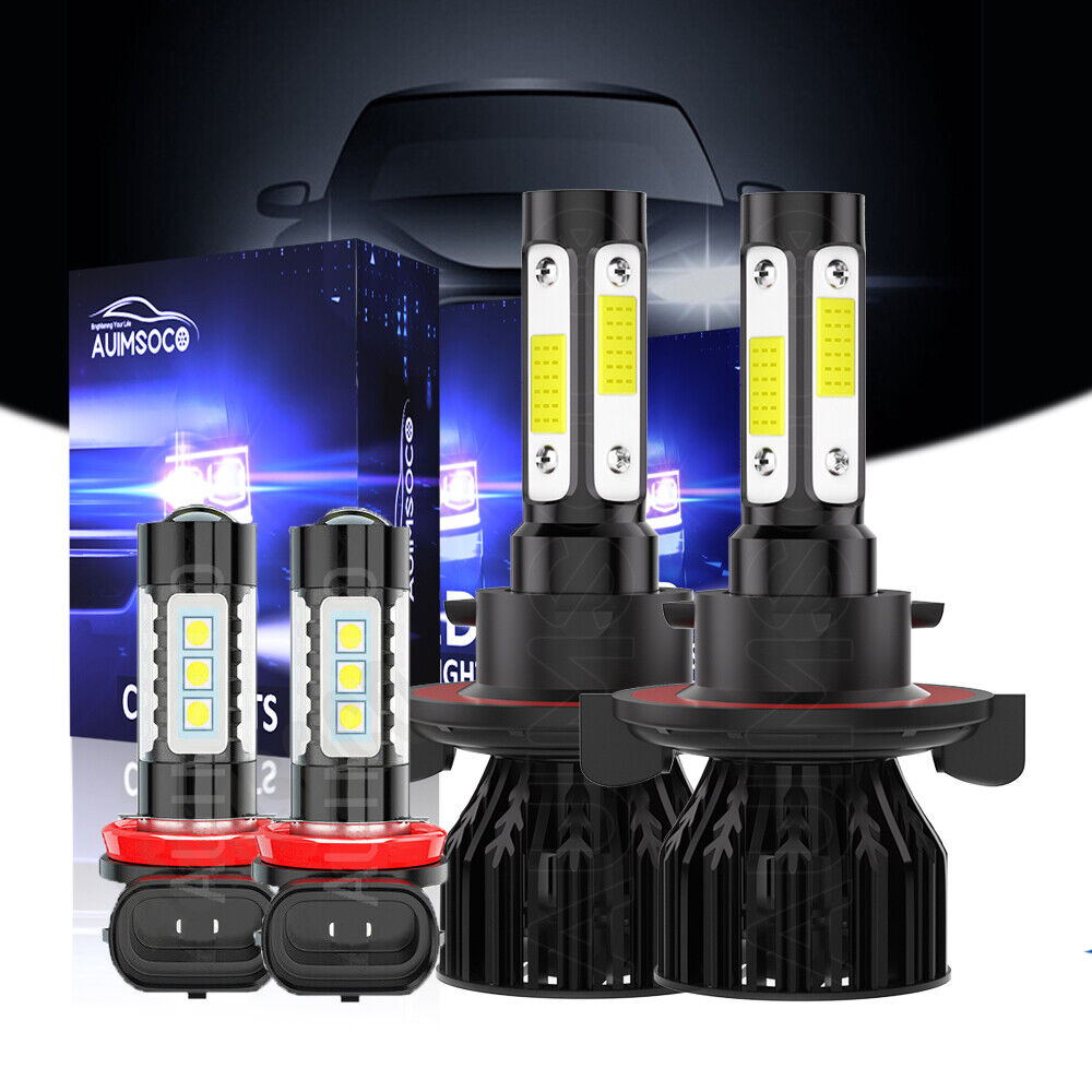 For Mitsubishi Eclipse GT 2006-2007 LED Front Headlight High Low Fog Light Bulbs