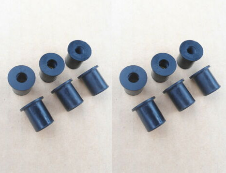 12 NOS RUBBER WELL NUTS (1/4 12 NOS RUBBER WELL NUTS (1/4