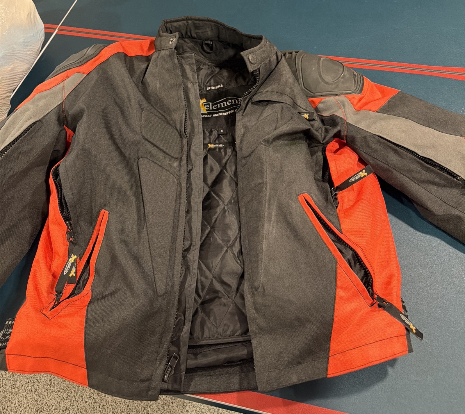 Xelement Motorcycle Riding Sport Jacket Padded Size S Red Black Like New Xelement Motorcycle Riding Sport Jacket Padded Size S Red Black Like New