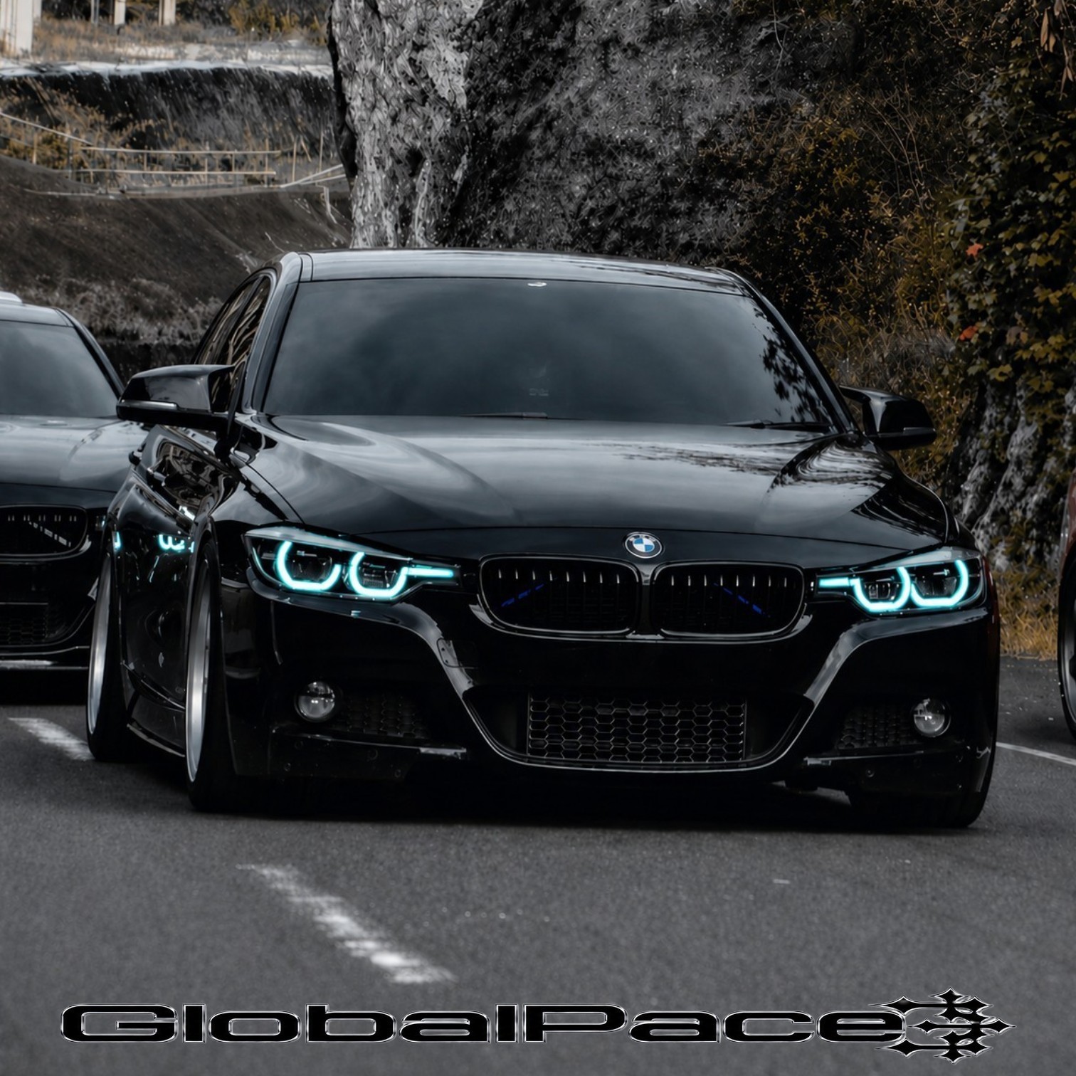 BMW 3 Series F30 F31 328i Smoked RGB Ikon App Control LED Headlights 2012-2018