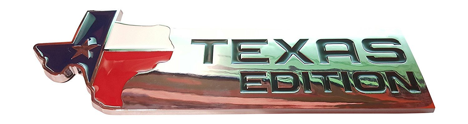 XL TEXAS EDITION Emblem Badge for Ford 150 250 350 Tailgate Universal Stick On 