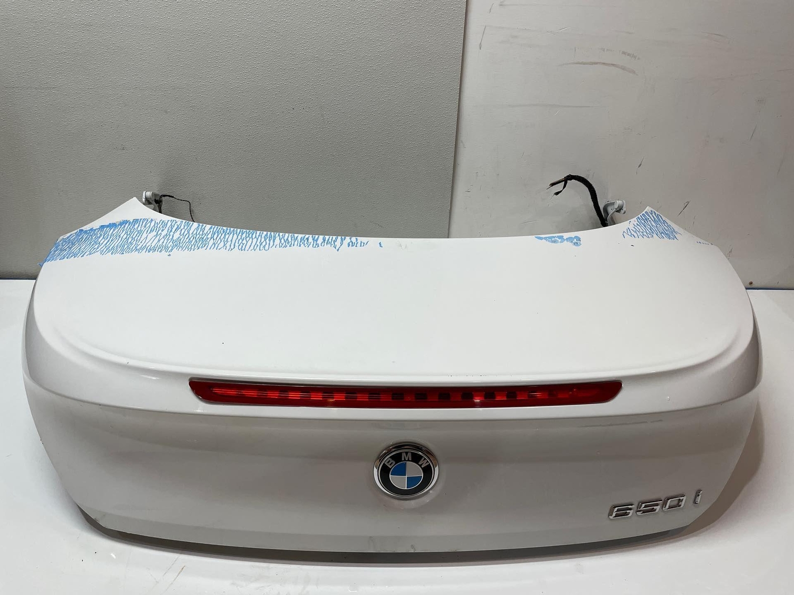2008-2010 BMW 650i M6 Coupe Trunk Lid Decklid White 41627188583