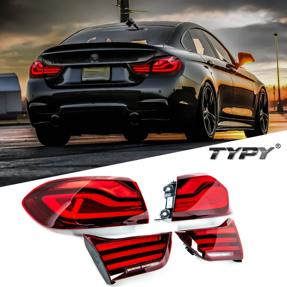 Smoked Red LED Tail Lights Rear Lamps For 2014-2020 BMW F32 F33 F36 F82 F83 M4 Smoked Red LED Tail Lights Rear Lamps For 2014-2020 BMW F32 F33 F36 F82 F83 M4