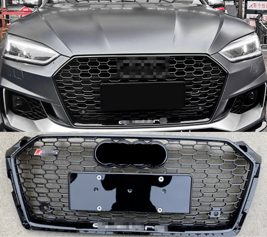 For AUDI B9 A5 S5 RS5 2017-2019 Front Bumper Honeycomb Mesh Grill Grille