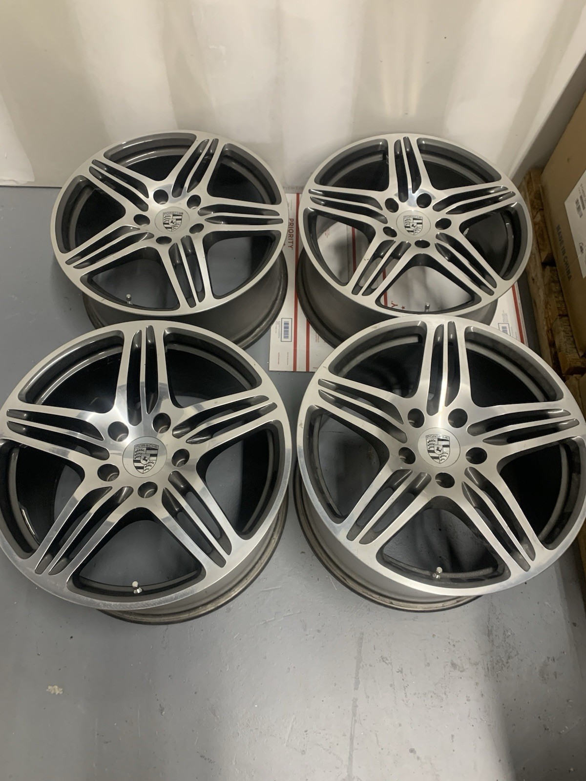 Genuine OEM Porsche 997 Turbo Fuchs Forged 19” Wheels – Set of 4