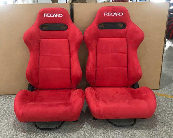 Recaro Sr3 Suede Bucket Seats