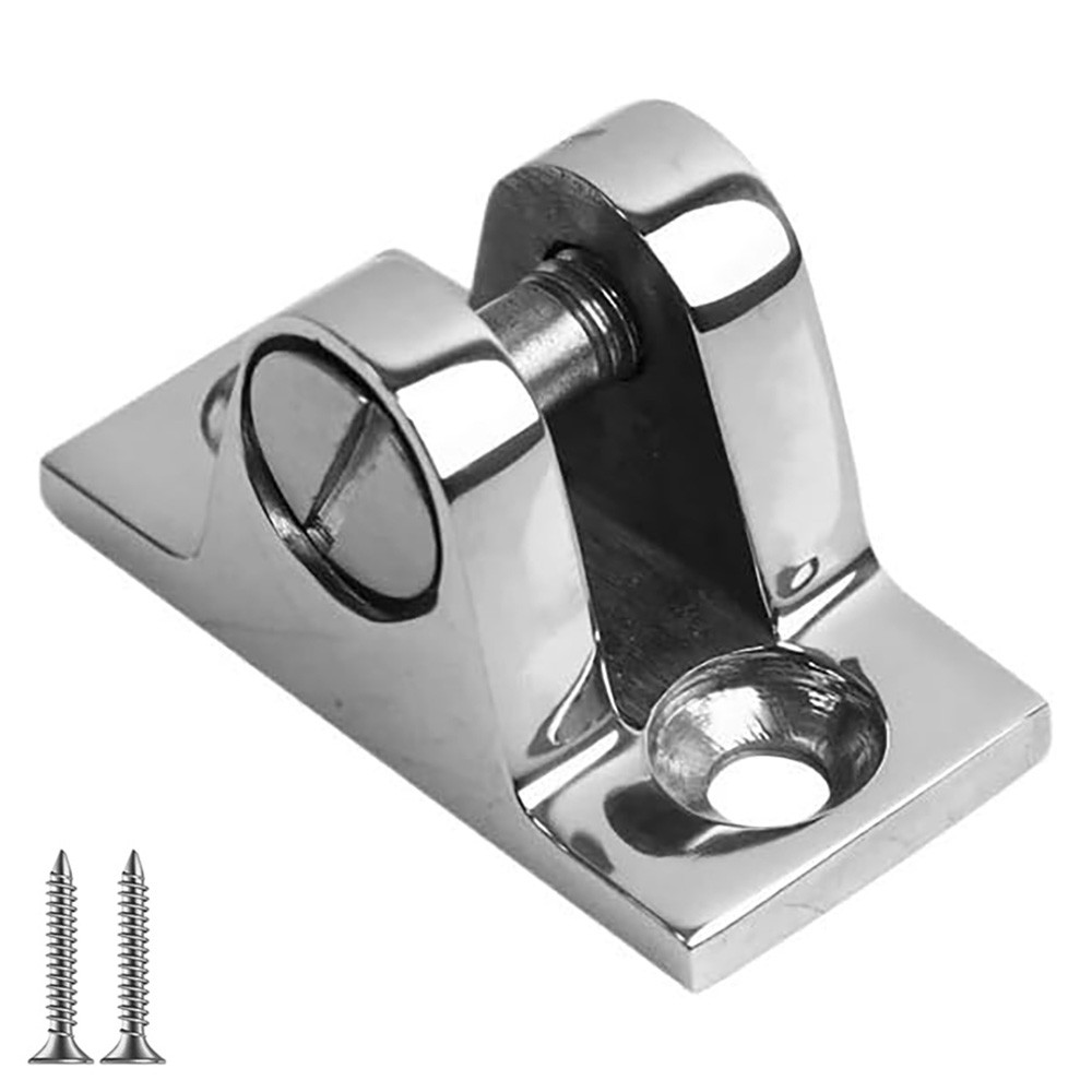 316 S/S Boat Deck Hinge Heavy Duty Bimini Top 90° Deck Hinge Marine Top Fitting