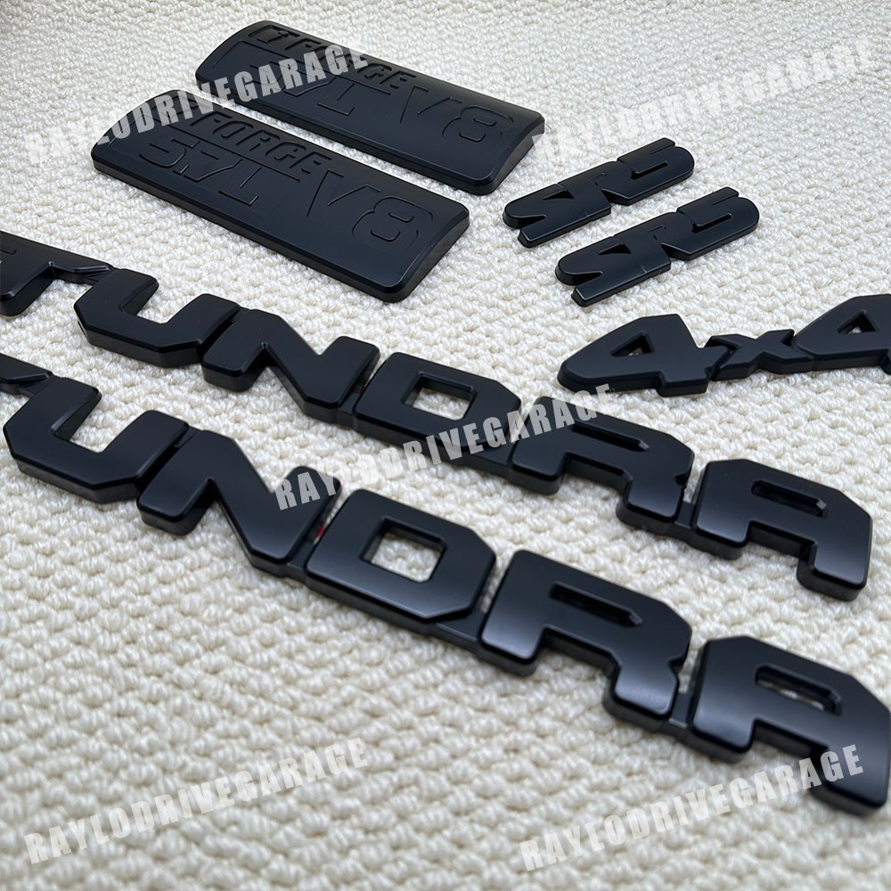 Overlay Kits For Tundra 2014-2021 SR5 4X4 V8 Black Out Badge Emblem Accessories
