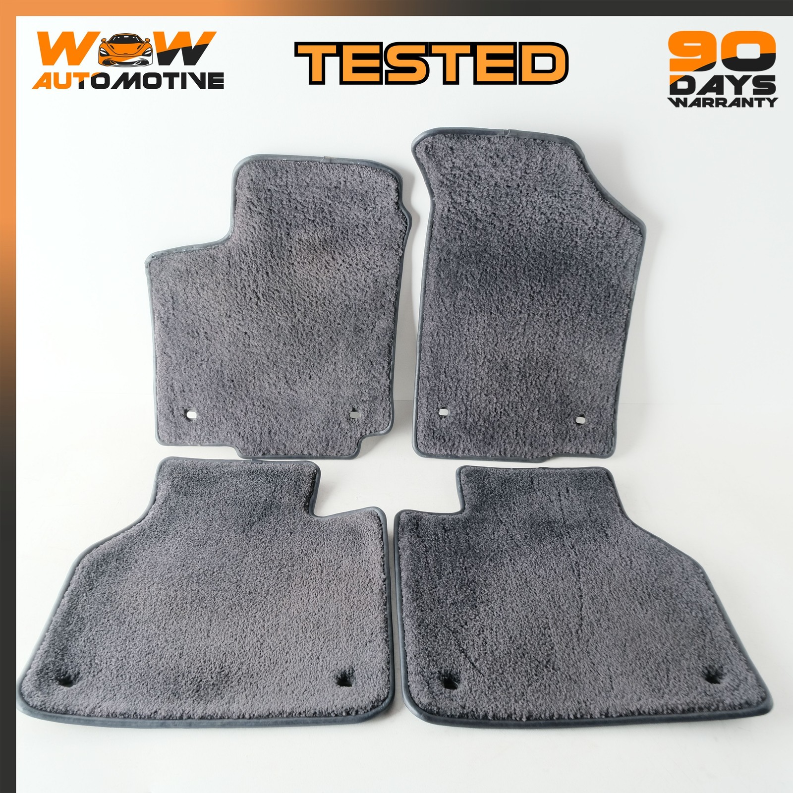 06-13 BENTLEY CONTINENTAL FLYING SPUR REAR FRONT FLOOR MAT CARPET COVER SET OEM 06-13 BENTLEY CONTINENTAL FLYING SPUR REAR FRONT FLOOR MAT CARPET COVER SET OEM