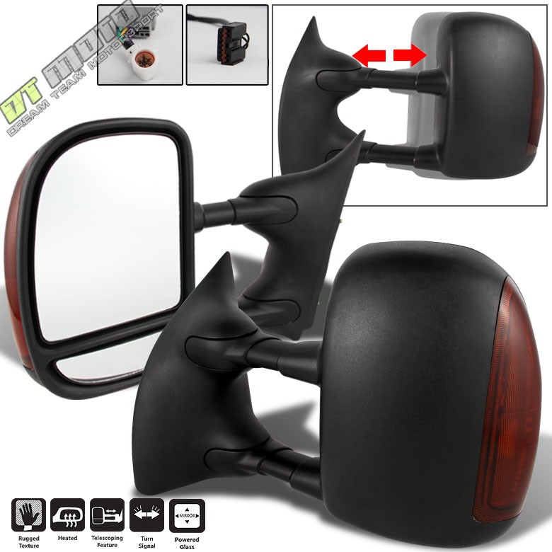 PAIR(2) 1999-2007 Ford F250~F550 SUPERDUTY LED Signal+Power+Heated Tow Mirrors PAIR(2) 1999-2007 Ford F250~F550 SUPERDUTY LED Signal+Power+Heated Tow Mirrors