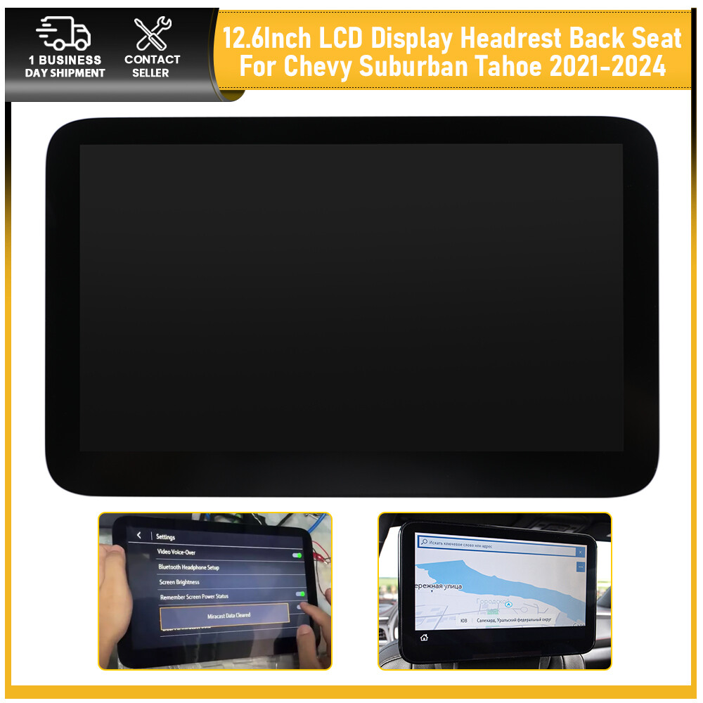 For Cadillac Escalade 2021-2024 84824745 Headrest BACK SEAT TV DVD LCD Display